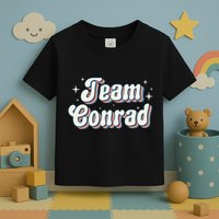 Team Conrad Retro Groovy Toddler T-Shirt
