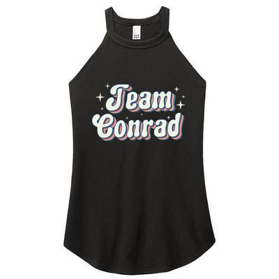 Team Conrad Retro Groovy Women's Perfect Tri Rocker Tank