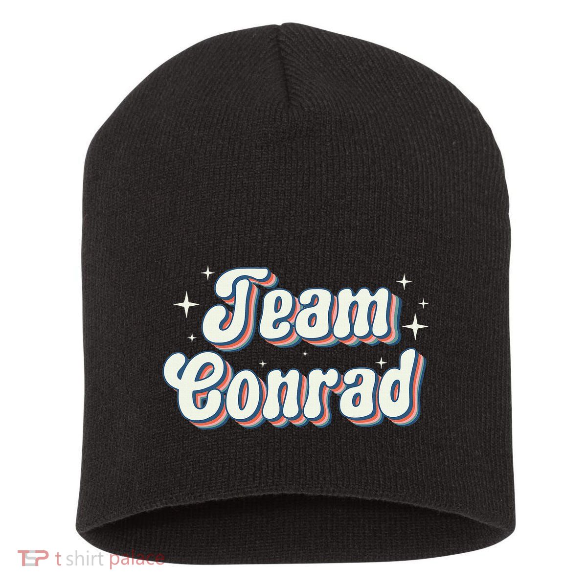 Team Conrad Retro Groovy Short Acrylic Beanie