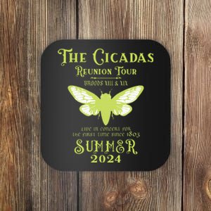 The Cicada Reunion U.S 2024 Cicada Concert Coaster