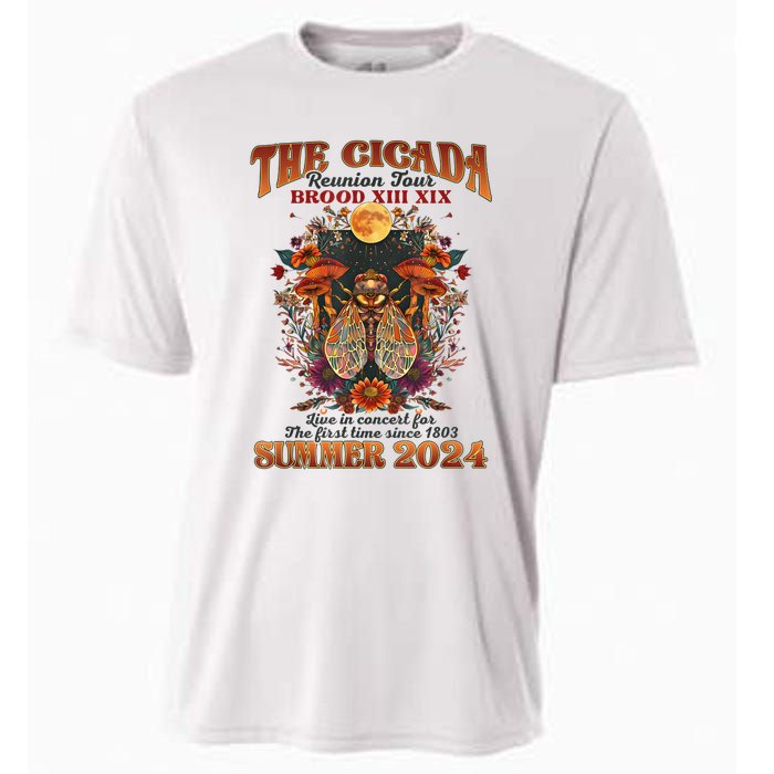 The Cicada Reunion 2024 Cicada Concert Cooling Performance Crew T-Shirt