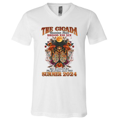 The Cicada Reunion 2024 Cicada Concert V-Neck T-Shirt