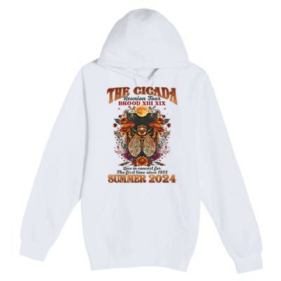 The Cicada Reunion 2024 Cicada Concert Premium Pullover Hoodie