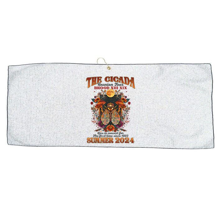 The Cicada Reunion 2024 Cicada Concert Large Microfiber Waffle Golf Towel