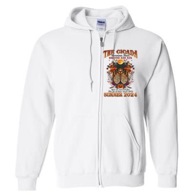 The Cicada Reunion 2024 Cicada Concert Full Zip Hoodie