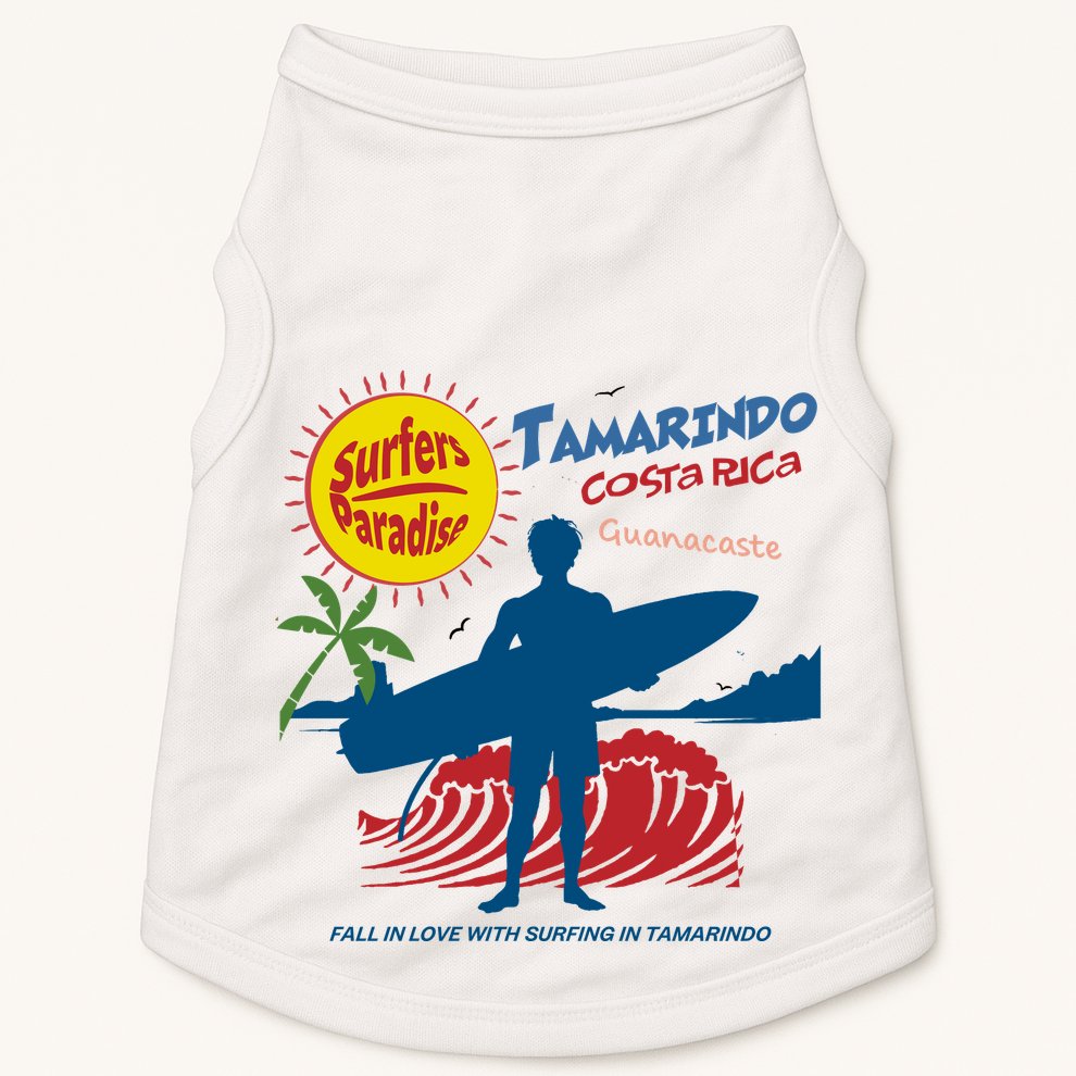 Tamarindo Costa Rica Surfer Doggie Tank