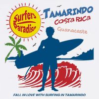 Tamarindo Costa Rica Surfer Cooling Performance Crew T-Shirt