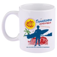 Tamarindo Costa Rica Surfer 11oz C Handle Ceramic Mug