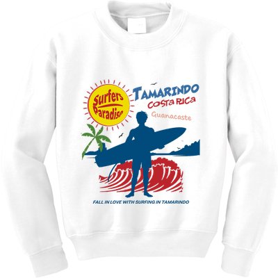 Tamarindo Costa Rica Surfer Kids Sweatshirt