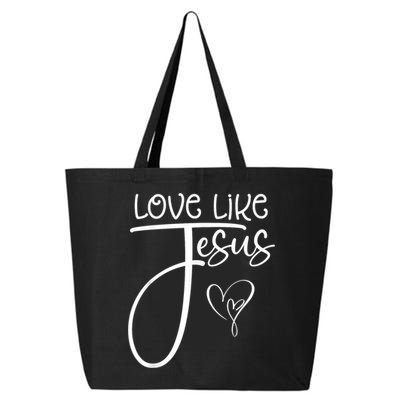 Trendy Christian Religious Love Like Jesus 25L Jumbo Tote