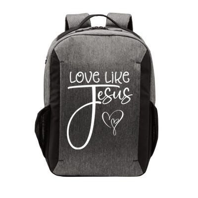 Trendy Christian Religious Love Like Jesus Vector Backpack