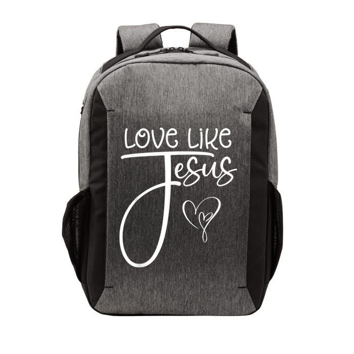 Trendy Christian Religious Love Like Jesus Vector Backpack