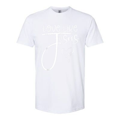 Trendy Christian Religious Love Like Jesus Softstyle CVC T-Shirt