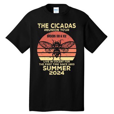 The Cicada Reunion 2024 Cicada Concert Fest Lover Tall T-Shirt