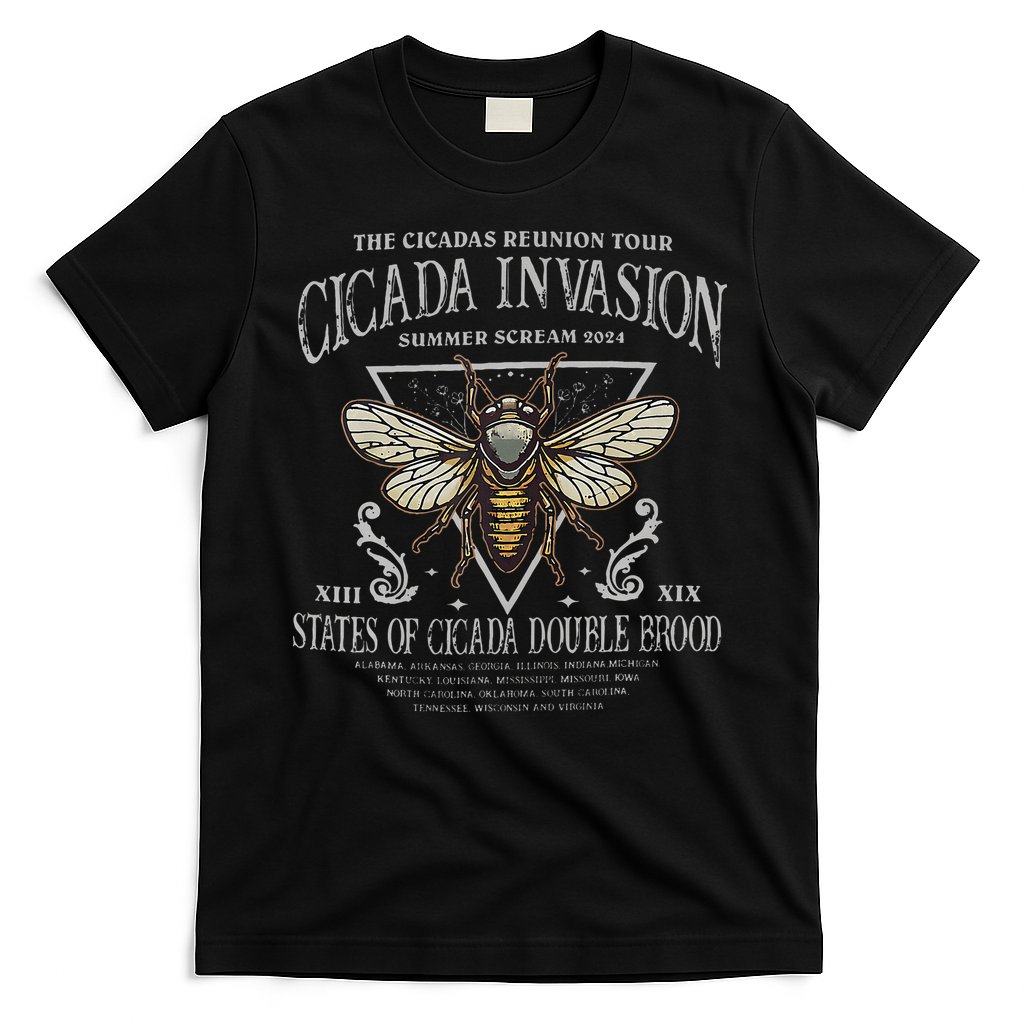 The Cicadas Reunion Cicada Nature Lover Summer 2024 T-Shirt