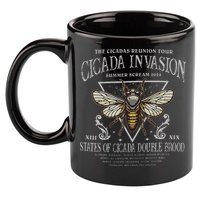 The Cicadas Reunion Cicada Nature Lover Summer 2024 11oz C Handle Ceramic Mug
