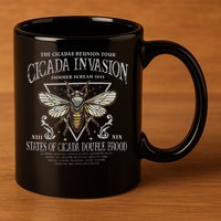 The Cicadas Reunion Cicada Nature Lover Summer 2024 11oz C Handle Ceramic Mug