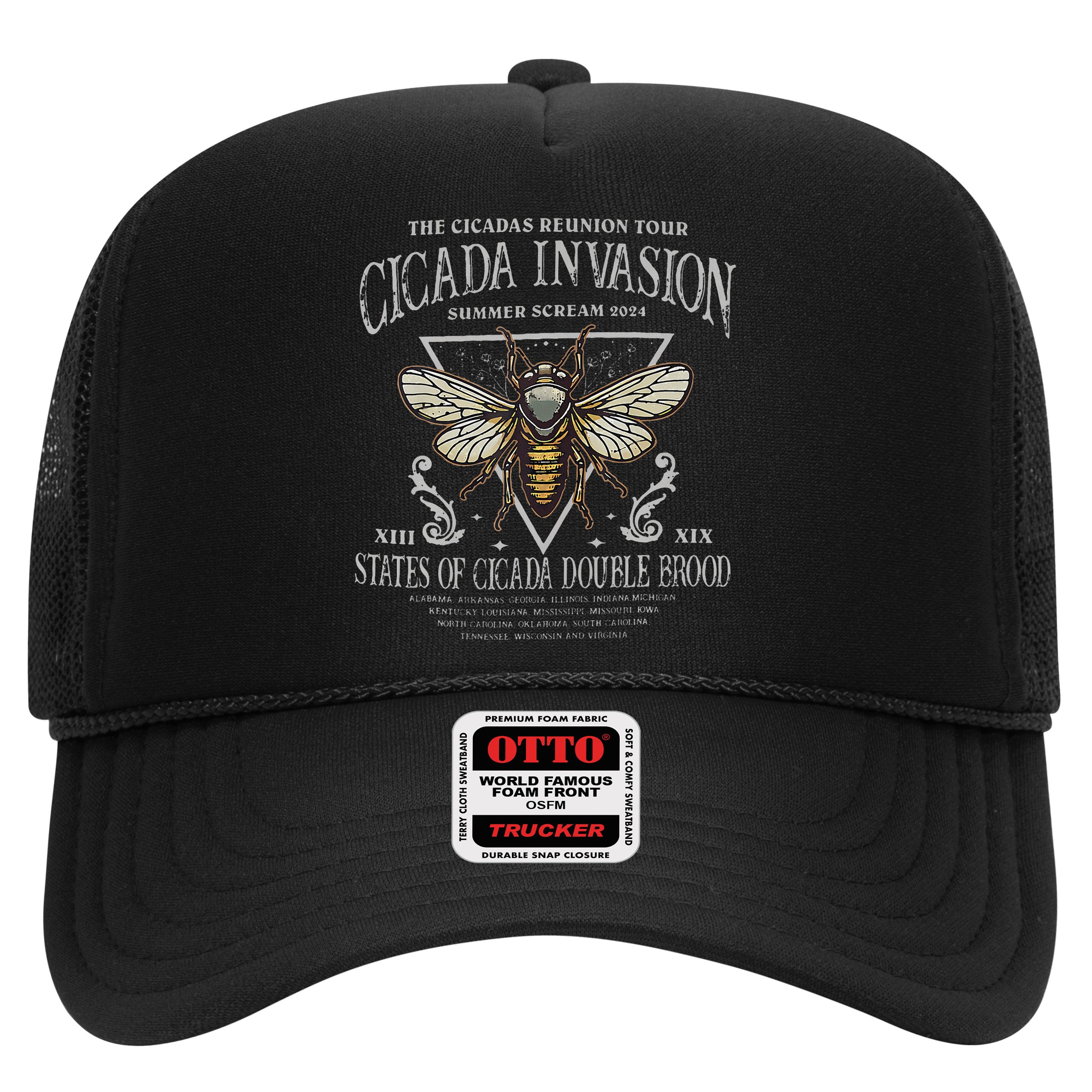 The Cicadas Reunion Cicada Nature Lover Summer 2024 Hat