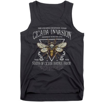 The Cicadas Reunion Cicada Nature Lover Summer 2024 Tank Top