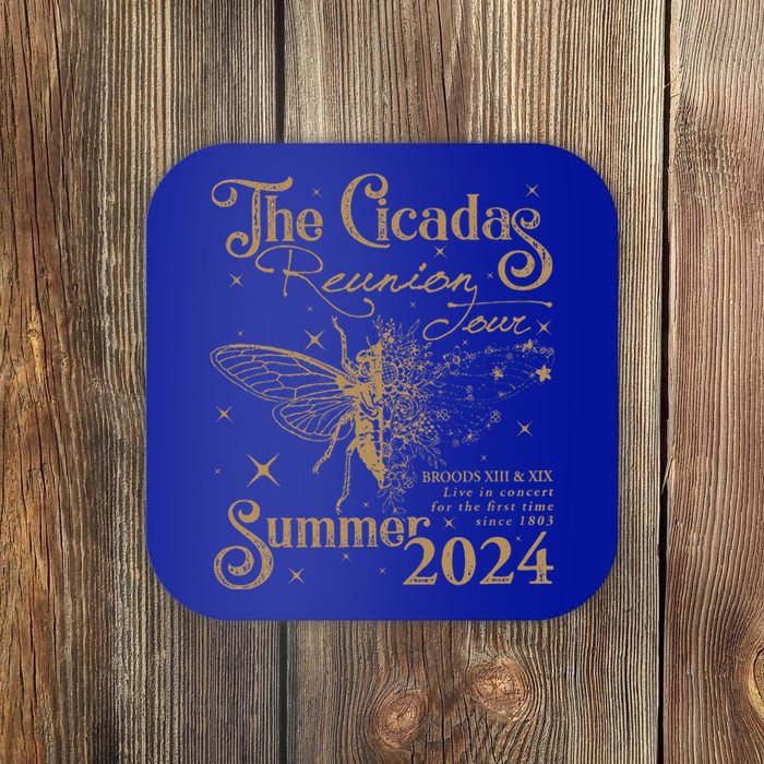 The Cicada Reunion U.S 2024 Cicadas Concert Fest Coaster