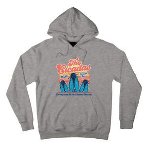 The Cicadas Reunion Retro Beach Concert Design Tall Hoodie