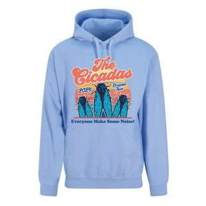 The Cicadas Reunion Retro Beach Concert Design Unisex Surf Hoodie