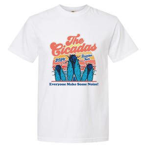 The Cicadas Reunion Retro Beach Concert Design Garment-Dyed Heavyweight T-Shirt