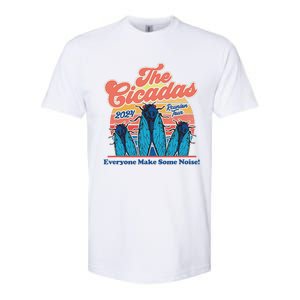 The Cicadas Reunion Retro Beach Concert Design Softstyle CVC T-Shirt