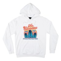 The Cicadas Reunion Retro Beach Concert Design Hoodie