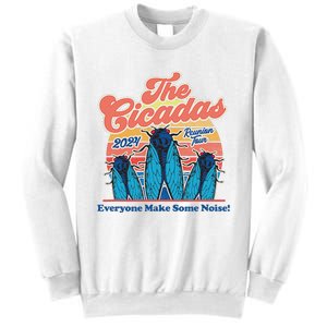 The Cicadas Reunion Retro Beach Concert Design Sweatshirt