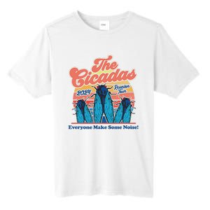 The Cicadas Reunion Retro Beach Concert Design Tall Fusion ChromaSoft Performance T-Shirt