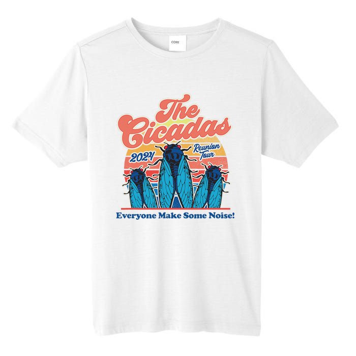 The Cicadas Reunion Retro Beach Concert Design Tall Fusion ChromaSoft Performance T-Shirt