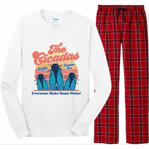 The Cicadas Reunion Retro Beach Concert Design Long Sleeve Pajama Set