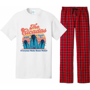 The Cicadas Reunion Retro Beach Concert Design Pajama Set