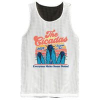 The Cicadas Reunion Retro Beach Concert Design Mesh Reversible Basketball Jersey Tank