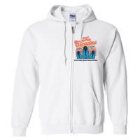 The Cicadas Reunion Retro Beach Concert Design Full Zip Hoodie