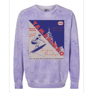 Tamarindo Costa Rica Surf Spots. Colorblast Crewneck Sweatshirt