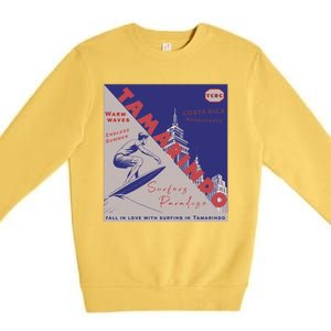 Tamarindo Costa Rica Surf Spots. Premium Crewneck Sweatshirt