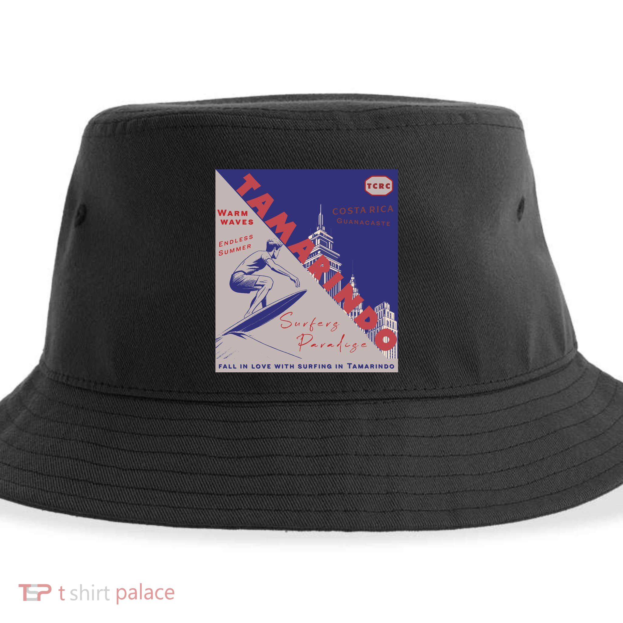 Tamarindo Costa Rica Surf Spots. Sustainable Bucket Hat