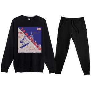 Tamarindo Costa Rica Surf Spots. Premium Crewneck Sweatsuit Set