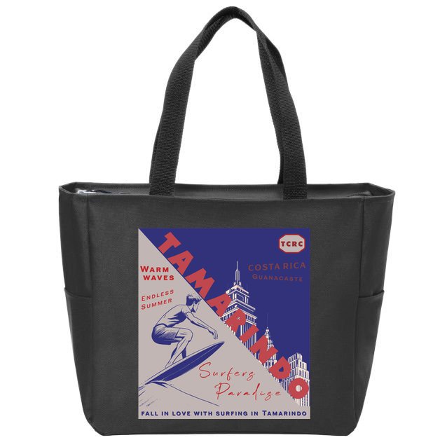 Tamarindo Costa Rica Surf Spots. Zip Tote Bag