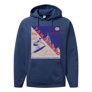 Tamarindo Costa Rica Surf Spots. Performance Fleece Hoodie