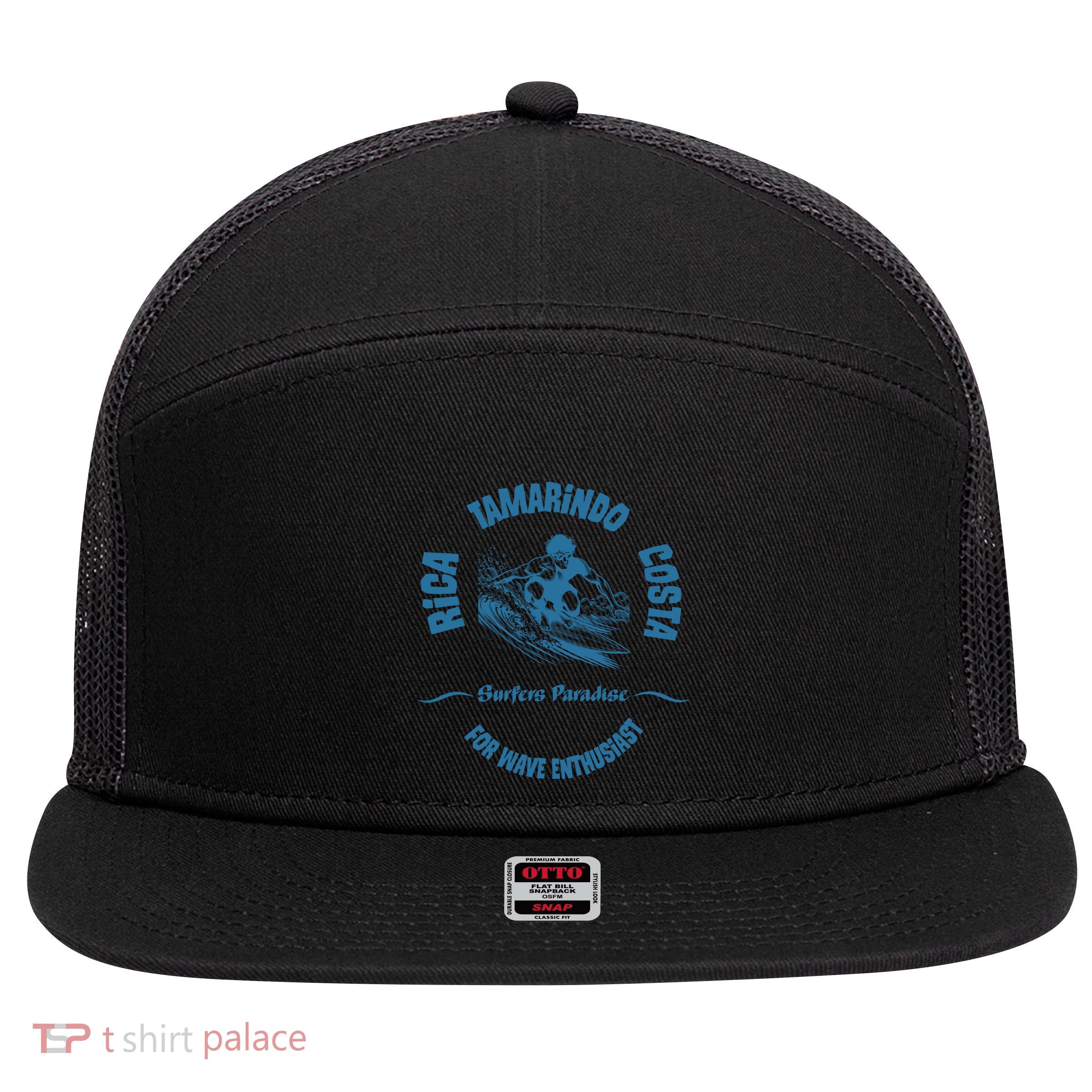 Tamarindo Costa Rica 7 Panel Mesh Trucker Snapback Hat