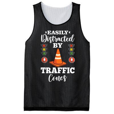 Traffic Cone Road Sign Safety Pylons Mesh Reversible Basketball Jersey Tank