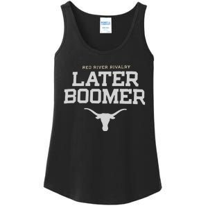 Texas Champion Red River Rivalry Slogan Ladies Essential Tank