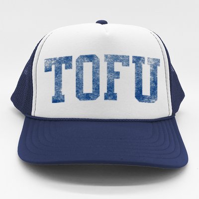 Tofu College – Retro Soy Boy Funny Vegan Trucker Hat