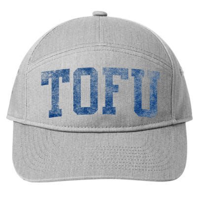 Tofu College – Retro Soy Boy Funny Vegan 7-Panel Snapback Hat