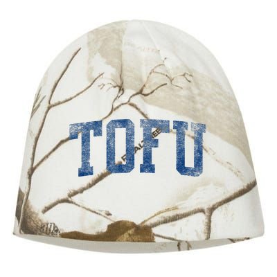 Tofu College – Retro Soy Boy Funny Vegan Kati - Camo Knit Beanie