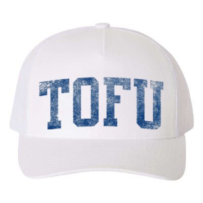 Tofu College – Retro Soy Boy Funny Vegan Yupoong Adult 5-Panel Trucker Hat