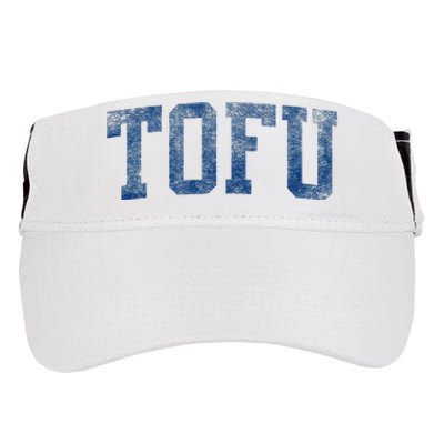 Tofu College – Retro Soy Boy Funny Vegan Adult Drive Performance Visor